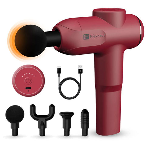 Flexnest Turbo Massage Gun with 4 Heads