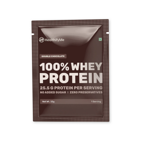 On-the-Go Whey Protein Travel Pack- Double Chocolate - HealthifyStore