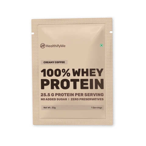 On-the-Go Whey Protein Travel Pack- Creamy Coffee - HealthifyStore