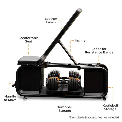 Flexnest Flexbench Pro Incline & Flat Gym Bench