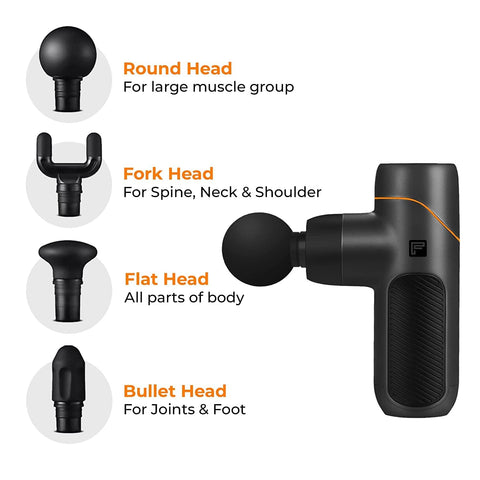 Flexnest Ultra Massage Gun with 4 Heads
