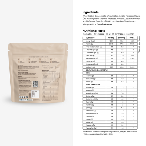 Creamy Coffee -25.5 g Protein Powder - Pack of 1 KG - HealthifyStore
