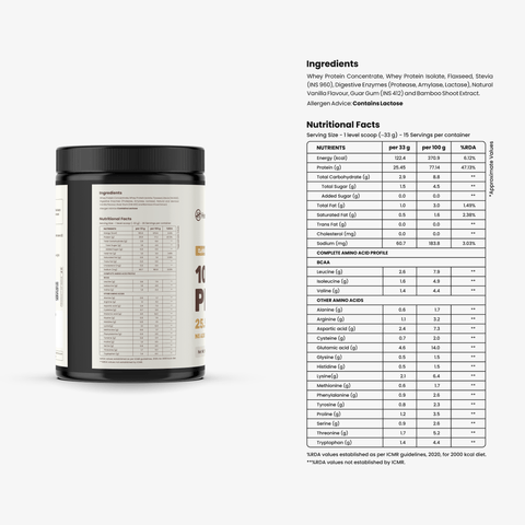 Classic Vanilla - 100% Whey Protein