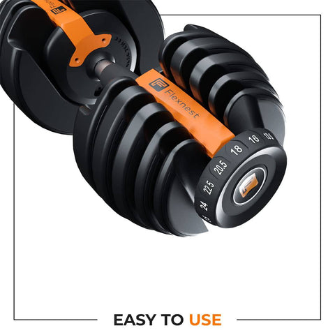 Flexnest Adjustable Iron Dumbbell Set
