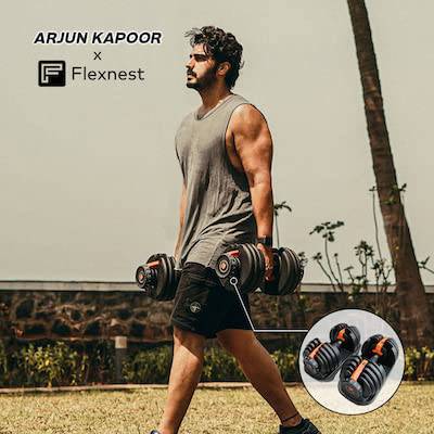 Flexnest Adjustable Iron Dumbbell Set