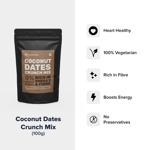 Coconut Date Crunch Mix (100g)
