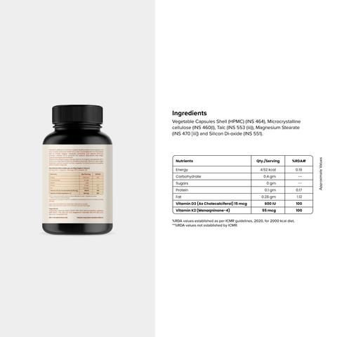 Vitamin D3 (600 IU) - HealthifyStore