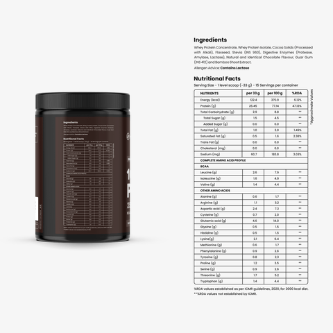 Double Chocolate - 100% Whey Protein