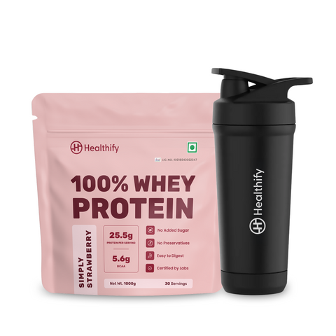 Simply Strawberry - 25.5 g Protein Powder - Pack of 1 KG