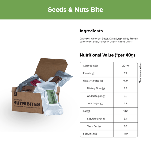 NutriBites - Assorted Pack of Energy & Protein Bars