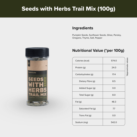 Seeds & Herbs Trail Mix (100g)