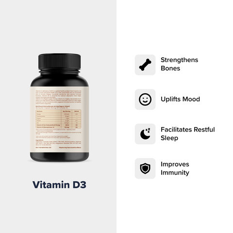 Vitamin D3 (600 IU) - HealthifyStore