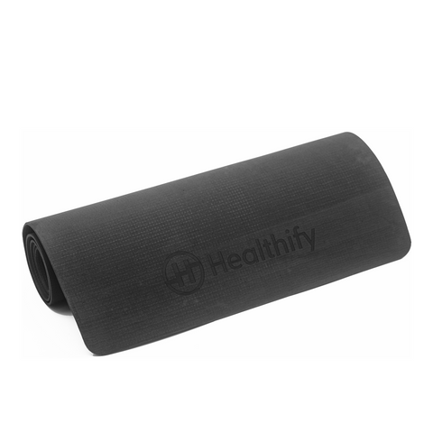 Healthify Yoga Mat - Superior Grip, Functional Design, Superior Cushioning, Ultra Durable, Sweat Resistant and Washable - HealthifyStore