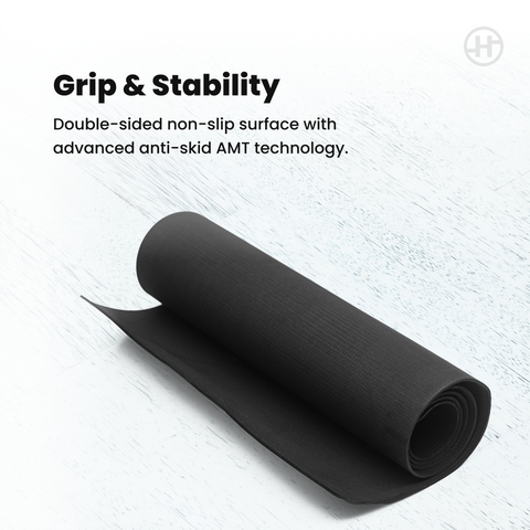 Healthify Yoga Mat - Superior Grip, Functional Design, Superior Cushioning, Ultra Durable, Sweat Resistant and Washable - HealthifyStore