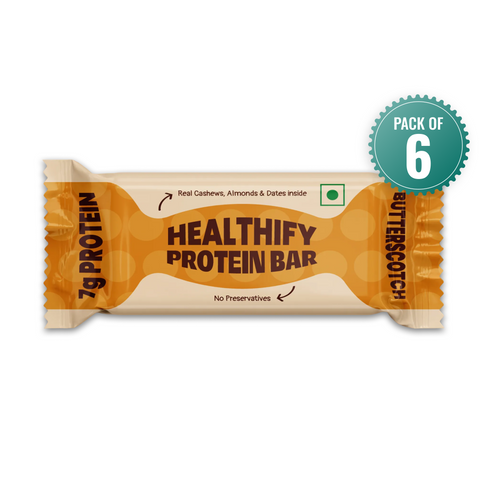 Butterscotch Protein Bar - Creamy Crunch, High Protein, Wholesome Energy