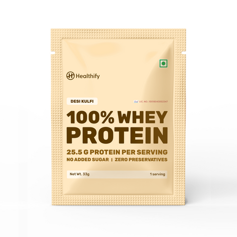 On-the-Go Whey Protein Travel Pack- Desi Kulfi