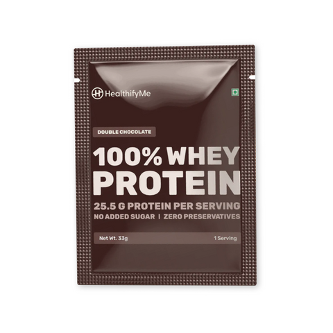 On-the-Go Whey Protein Travel Pack- Double Chocolate