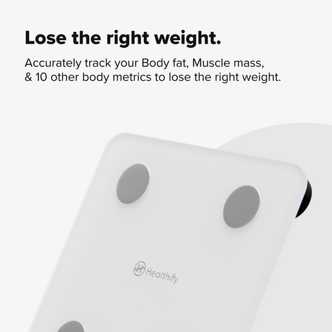 Smart Scale-White - HealthifyStore