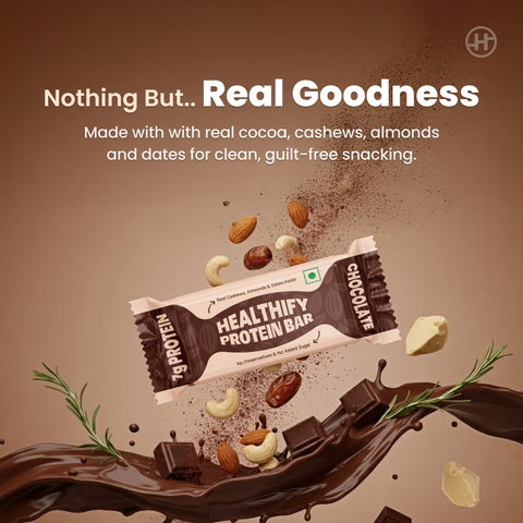 Chocolate Protein Bar - Rich Cocoa, Clean Ingredients, Pure Power