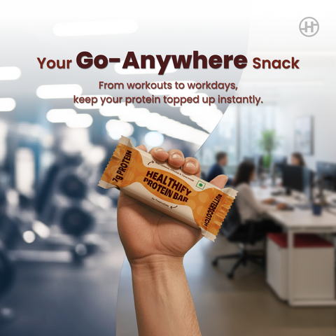 Butterscotch Protein Bar - Creamy Crunch, High Protein, Wholesome Energy