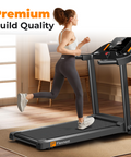 Flexnest Flextread EZ (3 HP Peak) Manual Incline Motorized Treadmill with in-Built Bluetooth Speaker, Max Speed 14km/hr, Max. User Weight 120Kg - HealthifyStore