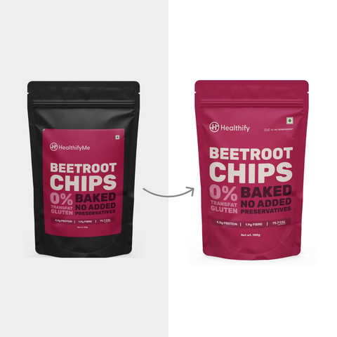 Beetroot Chips - Lip smacking, crispy and nutritious baked chips - HealthifyStore