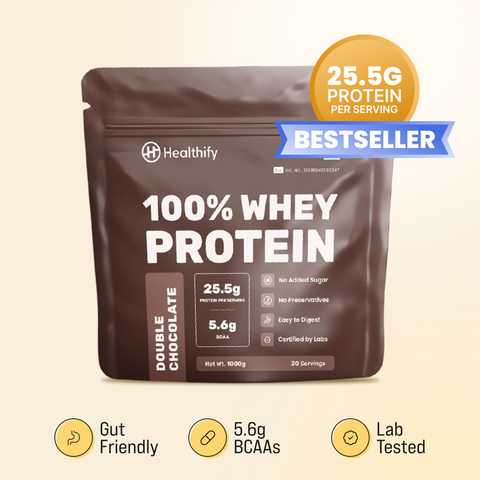 Double Chocolate - 25.5 g Protein Powder - Pack of 1 KG