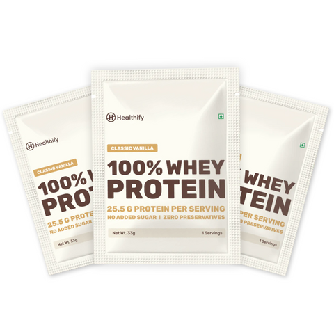 On-the-Go Whey Protein Travel Pack of 3