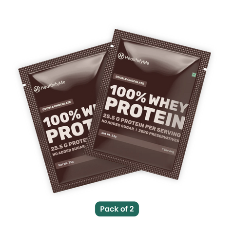 On-the-Go Whey Protein Travel Pack- Double Chocolate
