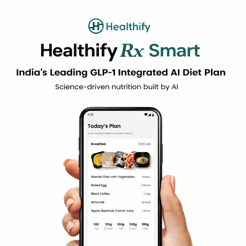 Healthify Rx Smart | Medical Weight Loss Plan with GLP-1 Support, AI Coach Ria & Smart Scale Included