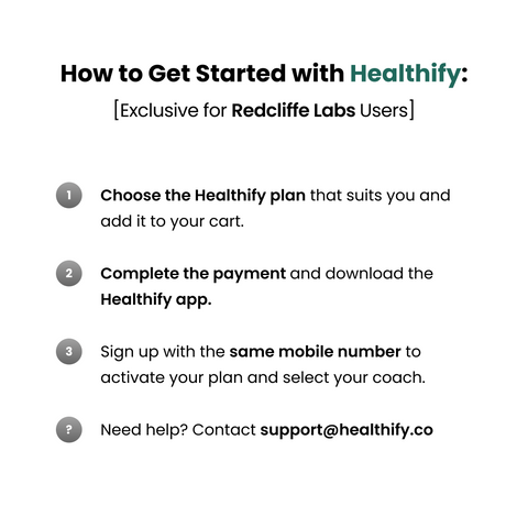 Healthify Pro Plus PCOS with CGM - 3 Month Medical Plan | Custom Diet & Workout | 2 Medical Coaches | Video Calls | Studio | 30-Day Guaranteed Refund