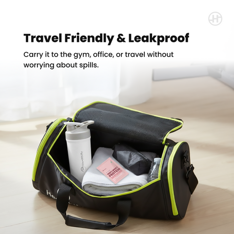 Healthify Premium Stainless Steel Protein Shaker, BPA Free 700ML (White)