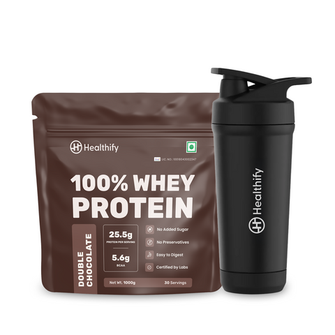 Double Chocolate - 25.5 g Protein Powder - Pack of 1 KG