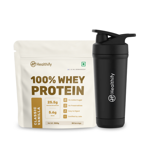 Classic Vanilla - 25.5 g Protein Powder - Pack of 1 KG