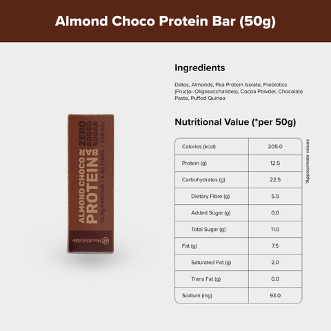 Choco Almond Protein Bar (50g)