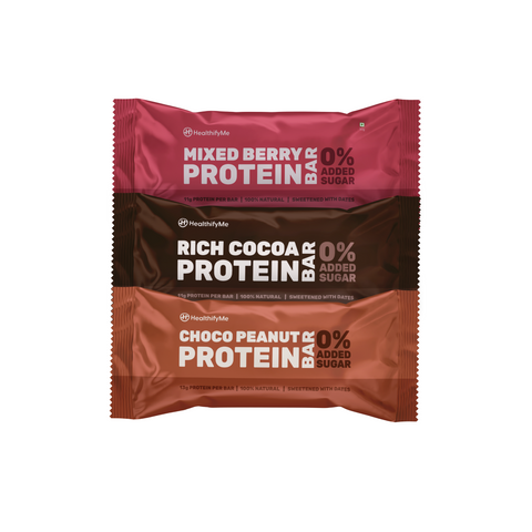 Pack of 15 Protein bars(assorted)