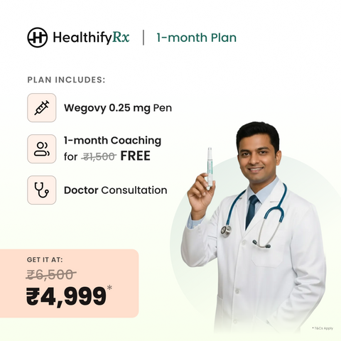 Wegovy 0.25mg - Powered by Healthify Pro Coaching