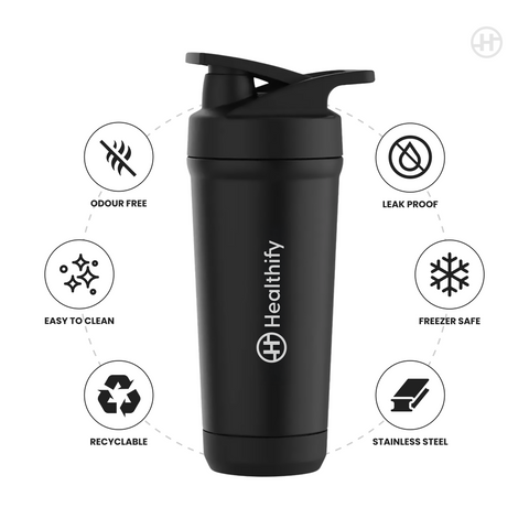 Whey Protein Sampler Pack (4 Flavours) + Metal Shaker
