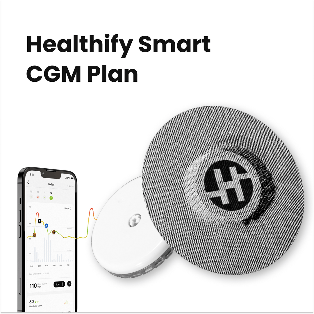 Healthify Smart CGM Plan with Free Smart Plan (1mo)