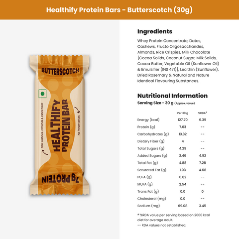 Healthify Premium Pack – Protein Bars & Probiotics Capsules