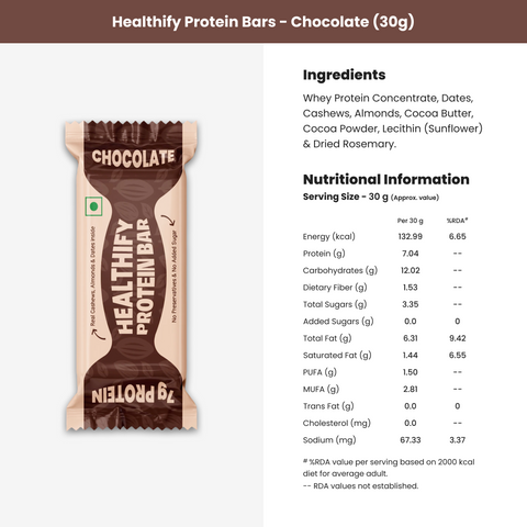 Healthify Premium Pack – Protein Bars & Probiotics Capsules