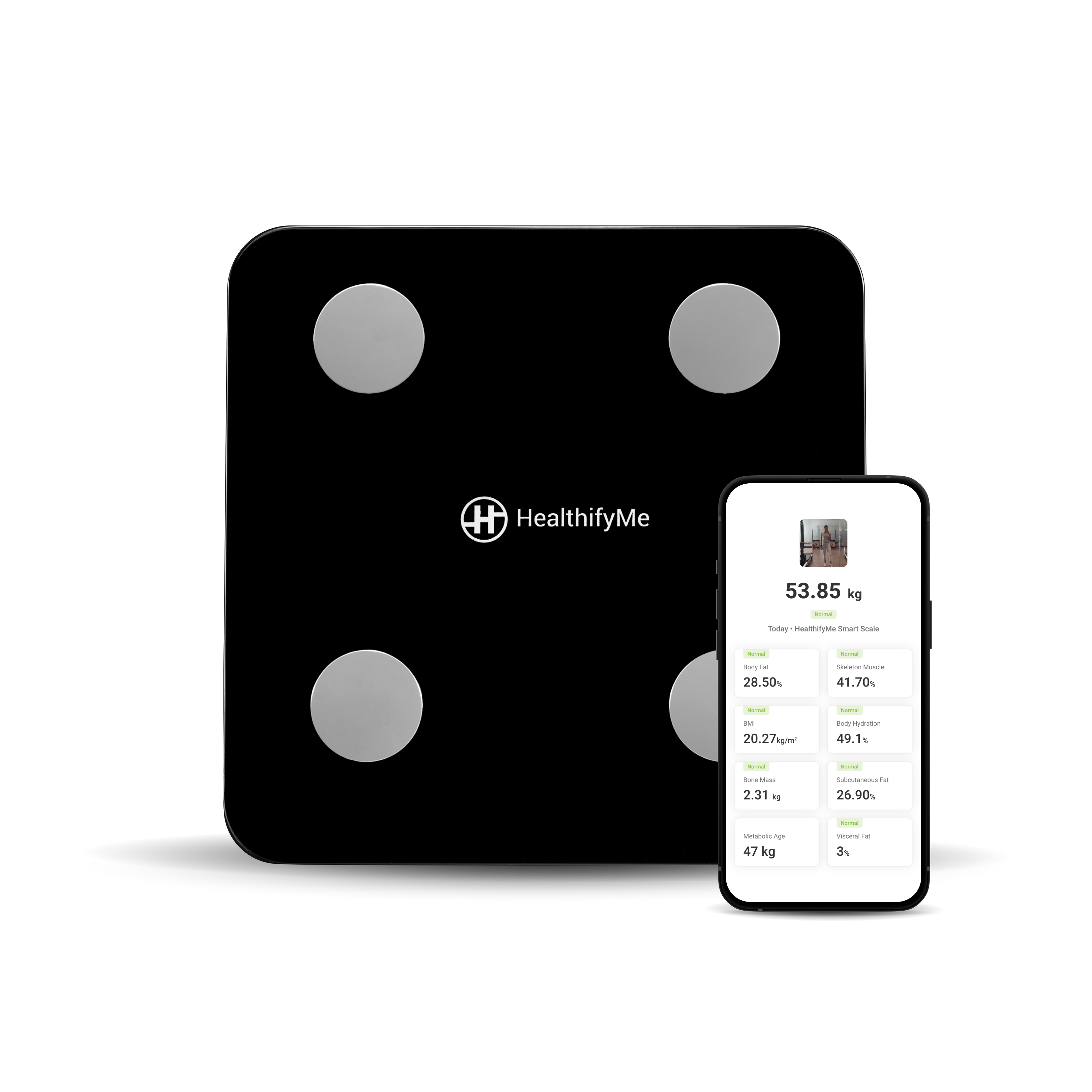 File To Smart Scale Healthifyme Smart Scale for Weight & Body Fat Tracking - Wireless ...
