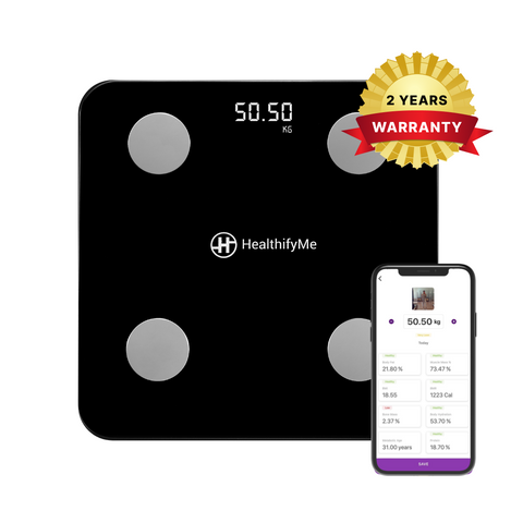 Smart Scale-Black - HealthifyStore