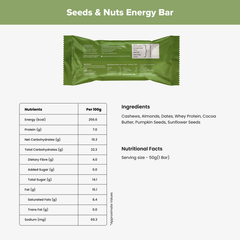 Seeds & Nuts Energy Bar (50g)